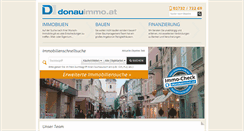 Desktop Screenshot of donauimmo.at